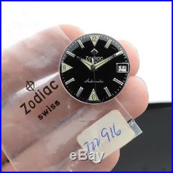 Vintage Nos Zodiac Sea Wolf Automatic Wristwatch Dial Hands Factory Wow