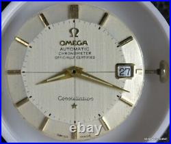 Vintage Omega Constellation Pie Pan Dial Hands Calibre 562 Running For Parts