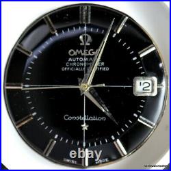 Vintage Omega Constellation Pie Pan Dial Hands Calibre 564 Running For Parts