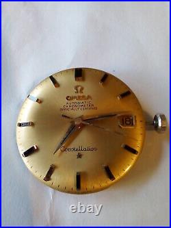 Vintage Omega Constellation watch Movement parts, dial and hands cal 564