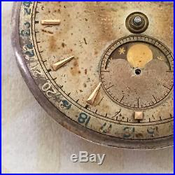 Vintage Omega Cosmic Triple Date Moon Phase Hand Winding Movement Cal. 27dlpc
