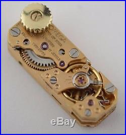 Vintage Omega Duoplan Movement Dial Crown and Hand for Parts or Restore Cal. 690