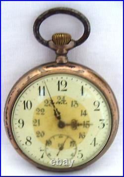 Vintage Omega Grand Prix Paris 1900 Pocket Watch NOT WORKING FOR PARTS OR REPAIR