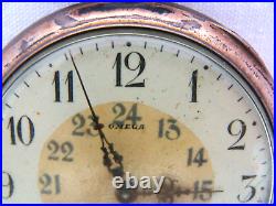 Vintage Omega Grand Prix Paris 1900 Pocket Watch NOT WORKING FOR PARTS OR REPAIR
