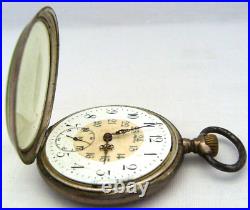 Vintage Omega Grand Prix Paris 1900 Pocket Watch NOT WORKING FOR PARTS OR REPAIR
