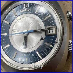 Vintage Omega Seamaster Memomatic Ref. 166.072 Cal. 980 For Parts Or Repair