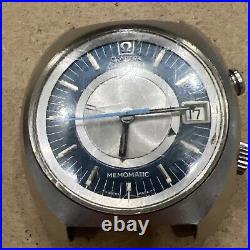 Vintage Omega Seamaster Memomatic Ref. 166.072 Cal. 980 For Parts Or Repair