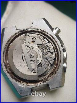 Vintage Original Seiko 6139-7080 Chronograph Automatic, Cal 6139, For Parts