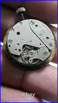 Vintage Oris -Pointer Date 1950 Hand Wending Movement And Back As A Parts