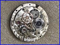 Vintage Rolex 6202 Turn o Graph Complete Movement with Gilt Hands parts Cal 645