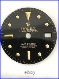 Vintage Rolex GMT Master Tiger Eye Rare Board Nipple hands Watch Parts