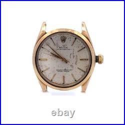 Vintage Rolex Manual Wind 14k Yellow Gold Men's Watch 1005 For Parts Only