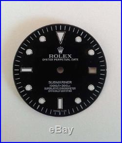 Vintage Rolex Oyster Submariner Watch Dial Black With Minut, Second, Hour Hand