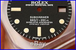 Vintage Rolex Submariner ref. 1680 MK1 White Print Dial and Hands Parts