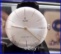 Vintage Rolex Tudor Peseaux Cal 7000 Serviced Movement Dial Stem Hands Crown