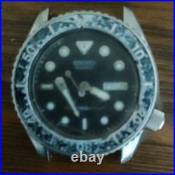 Vintage Seiko 1983 DIVER'S 150M 6458-6000 Quartz 7Jewels not working for parts