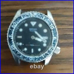 Vintage Seiko 1983 DIVER'S 150M 6458-6000 Quartz 7Jewels not working for parts