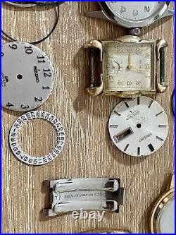 Vintage Seiko, Bulova & Benrus Watches & Seiko LM Parts For Parts & Repair