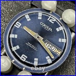 Vintage Sicura diver watch Cordura Sea Gull plus 2nd movement dial hands parts