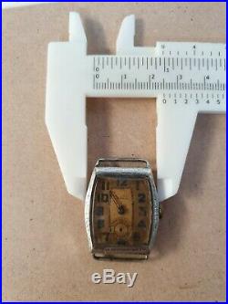 Vintage Tudor Watch Hand Winding HANDLEY Case 15 Jewels Swiss for Parts/Repair