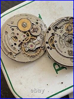 Vintage Tudor Watch Movements Parts Lot Of 2 Automatic Hand-winding Rolex Pin