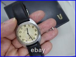Vintage Universal Genève 1950s Hand-Wind Watch For parts or repair