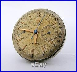 Vintage Universal Geneve cal. 285 Two Registers Chronograph movement, Hands & dial