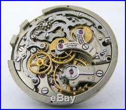 Vintage Universal Geneve cal. 285 Two Registers Chronograph movement, Hands & dial