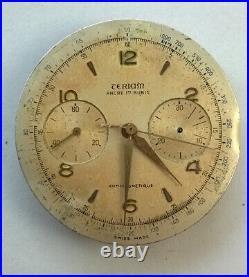 Vintage Venus 175 Chronograph Wristwatch Movement Dial Hands FOR PARTS