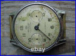 Vintage Wakmann Britix Buttes Chronograph Watch Parts