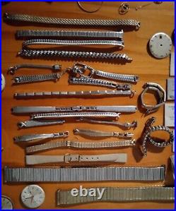 Vintage Watch Lot for the Best Watchmaker/Repairman Ever! Parts & Pieces