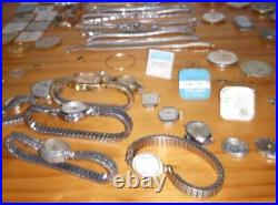 Vintage Watch Lot for the Best Watchmaker/Repairman Ever! Parts & Pieces