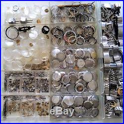 Vintage watchmaker watch parts! Crown's, Glass, Band's, Hand's, and Others LOOK