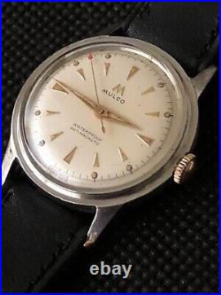 Vintage wrist watch parts or repair Mulco working