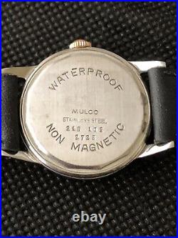 Vintage wrist watch parts or repair Mulco working