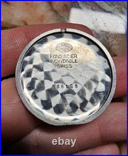Vtg 40's Record Watch Company Geneve Men's Watch Military Trench Parts Repair