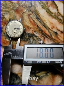 Vtg 40's Record Watch Company Geneve Men's Watch Military Trench Parts Repair