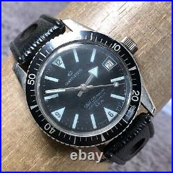 Vtg Continental Men Gulf Stream Mechanical WInd For Watch Parts Or Repair Only