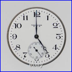 WALTHAM Genuine Movement White Dial Manual Wind Men's Wrist Watch Parts Junk