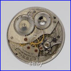 WALTHAM Genuine Movement White Dial Manual Wind Men's Wrist Watch Parts Junk