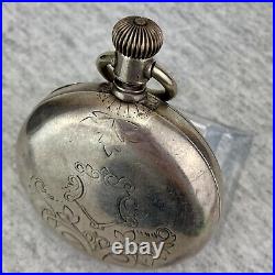 Waltham PS Bartlett Sterling Silver Model 1877 Pocket Watch Repair Parts Restore