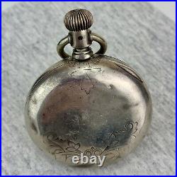 Waltham PS Bartlett Sterling Silver Model 1877 Pocket Watch Repair Parts Restore