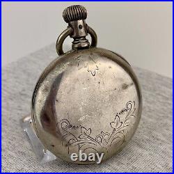 Waltham PS Bartlett Sterling Silver Model 1877 Pocket Watch Repair Parts Restore