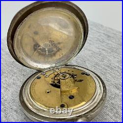 Waltham PS Bartlett Sterling Silver Model 1877 Pocket Watch Repair Parts Restore