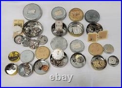 Waltham Watch Movement Parts Dial Hands Gears 1803 255 1777 6/0 P72 6s 16s Part