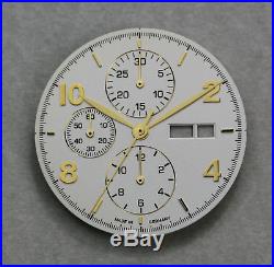 Watch Case + Dial + Hands Set f ETA Valjoux 7750 7753 Chronograph Sapphire 42mm