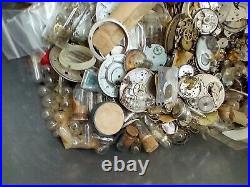 Watch Parts Steampunk Wheels Gears hands Altered Art Watchmakers Lot
