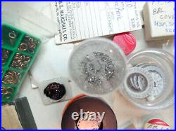 Watch Parts Vintage Lot Hands Balance Wheels Stem Gears Screws Crowns Plus More