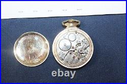 Watch Railroad Model Pocket Watch 2 1/16 Non Running As Is Parts Repair