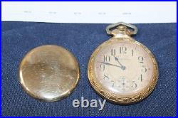 Watch Railroad Model Pocket Watch 2 1/16 Non Running As Is Parts Repair